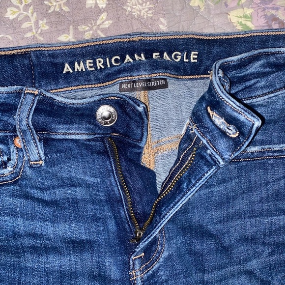 American Eagle Denim Next Level Stretch Shorts 000 - Picture 6 of 7